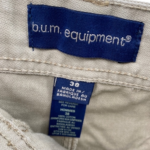 Bum Equipment Shorts Men's Size 38 Pockets Full Zip Button Closure Cargo - Picture 12 of 13